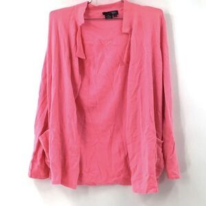 Rebecca Moses Women's Cashmere Open Front Cardigan Sweater - Size S